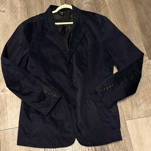 GUESS navy blue pinstriped 2 button Evening dinner suit jacket blazer 2x